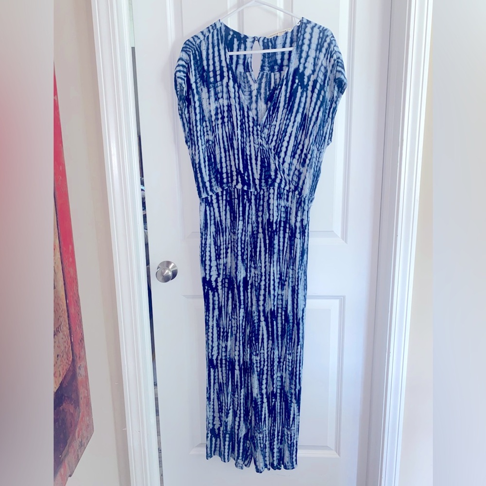 Vanilla Star Blue Tie-Dye Pantsuit XL